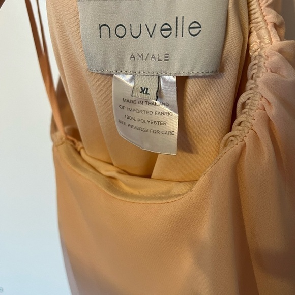 Euc XL Nouvelle AM / ALE Pink Blush Short Formal Cocktail Dress with Ruffle - Picture 11 of 14